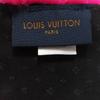 LOUIS VUITTON Scarf LV in the City Black pink Beaver Women M70872 Used