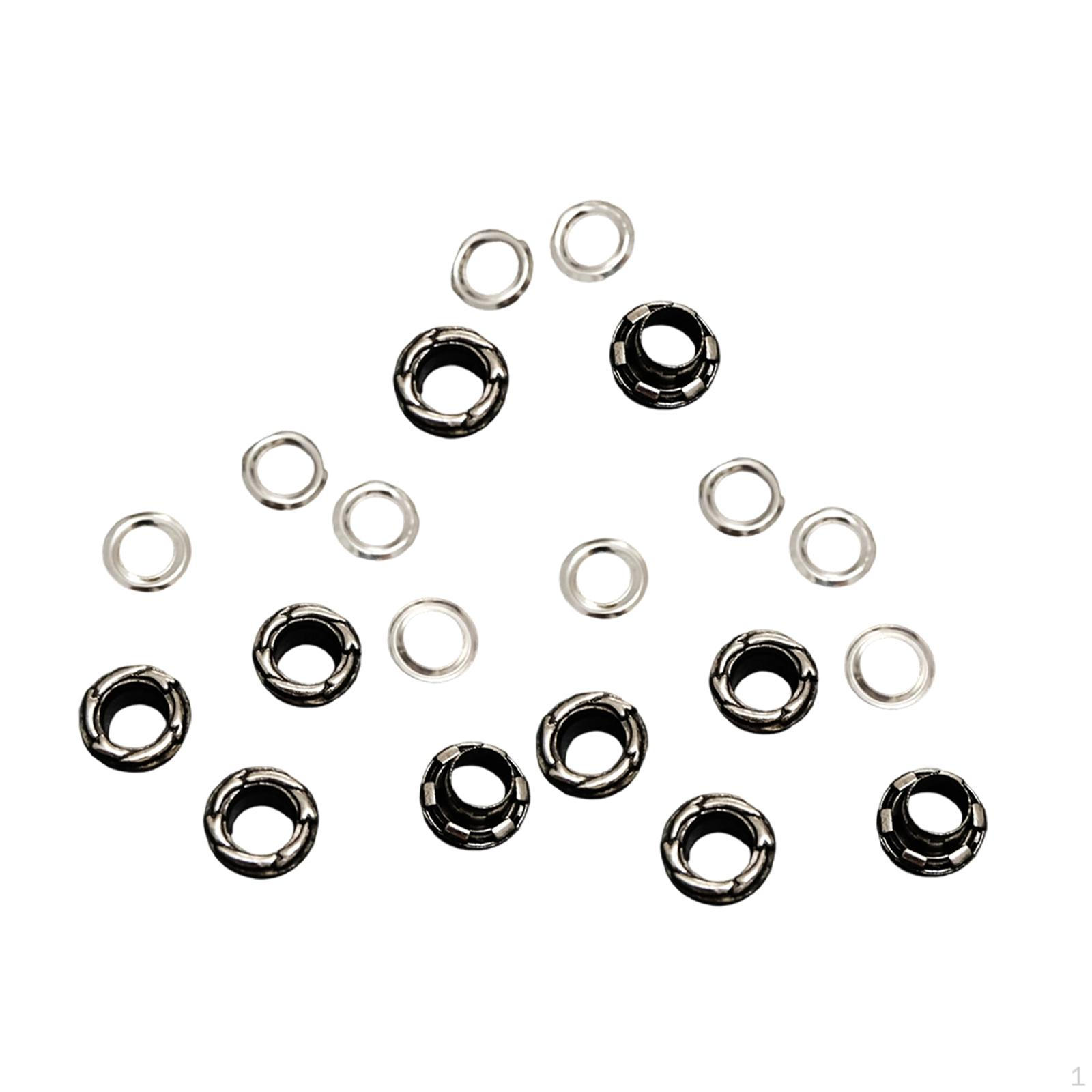 

Набор из 10 штук металлических люверсов с шайбами для обуви, для DIY проектов Style C