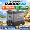 ALLPOWERS R4000 V2 Stazione di Alimentazione Portatile da 4000W 3600Wh Generatore Solare Batteria Espandibile con UPS per Campeggio Viaggio Interruzione di Corrente