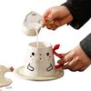 Quirky Ghost Ceramic Mug with Lid - Birthday, Graduation, or Souvenir Gift for Girlfriend