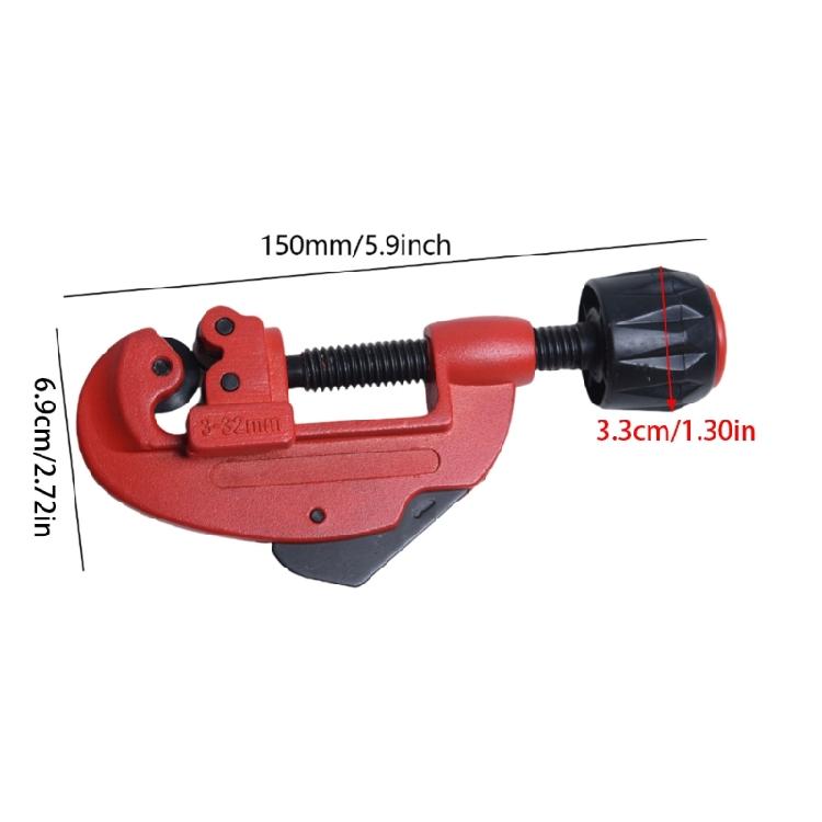 Ergonomically Stainless Steel Aluminum Copper Pipe Cutter Pipe 3-32mm Pipe Cutter Carbon Steel Tubing Cutter Tool