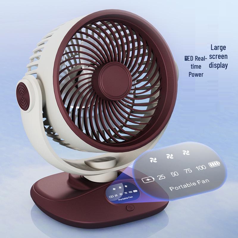 Smart Digital Timer Air Circulation Fan with Head-Shaking and Large Wind Power for Home, Office, Bedroom