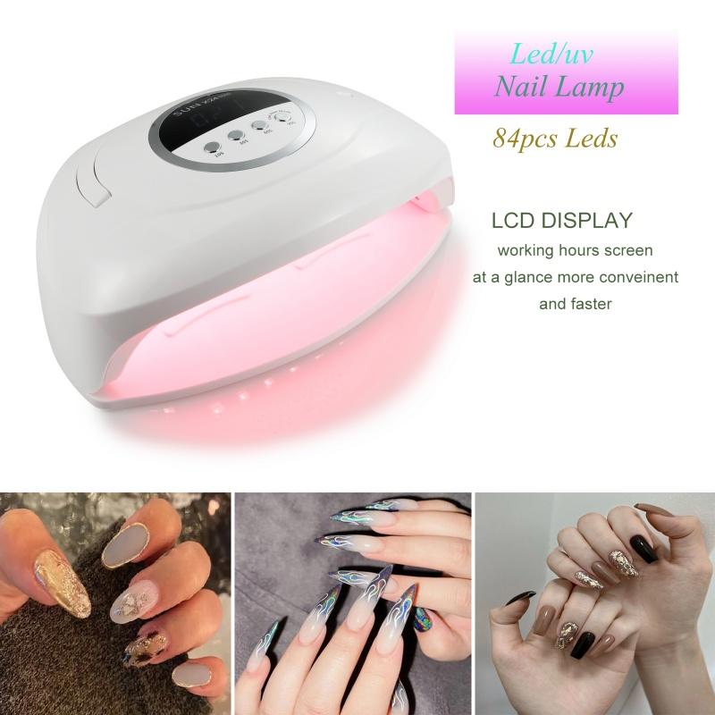 SUN X24 MAX Quick Drying Nail Phototherapy Machine Led Baking Lamp Nail Polish Glue Dryer No Black Hand Household Nail Lamp Tool