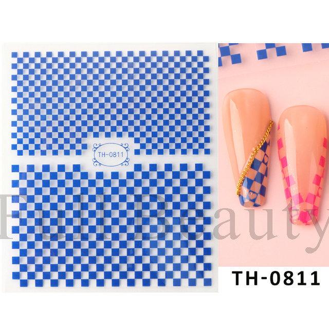 Nail Art Sticker Diablo Series European And American Halloween Laser Spider Scorpion Thin Fortitude Back Glue Nail Sticker