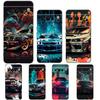 Sports Car JDM Tokyo Drift For Google Pixel 8 7 6 Pro 6A 5G Black Phone Case Soft Shockproof Back Cover Silicone TPU Shell Coque