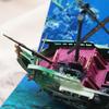 Seahorse Pneumatic Aquarium Decoration: Oxygenating Deep Sea Shipwreck Toy