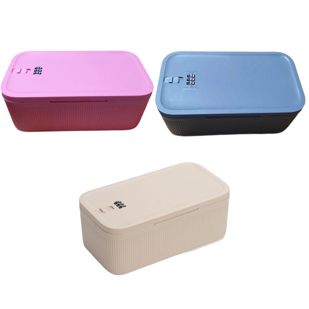 Boîte de verrouillage pour téléphone Boîte de rangement verrouillable multifonctionnelle pour bureau Table de bureau