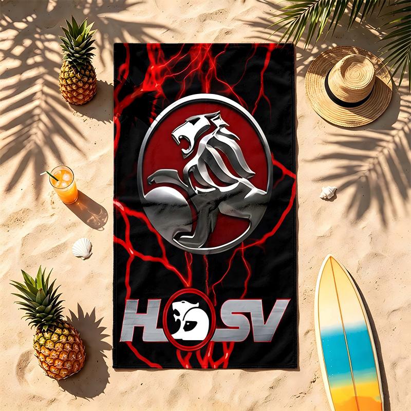 Holden Racing Team (5) Theme Beach Towel Sand Resistant Soft And Comfortable Suitable For The Pool Camping Yoga And Diving A Travel Essential