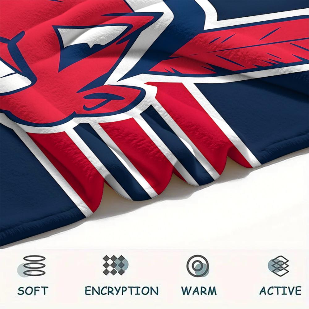 Cleveland Indians Flannel Blanket, High quality Comfortable for All Seasons, Home Decor, Warmth and Comfort