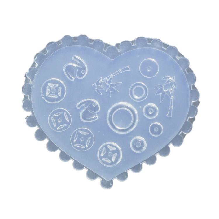 Multipurpose Nail Art Template Tool Stylish Silicone Nail Art Molds Embossing Carving Templates for Nail Enthusiasts