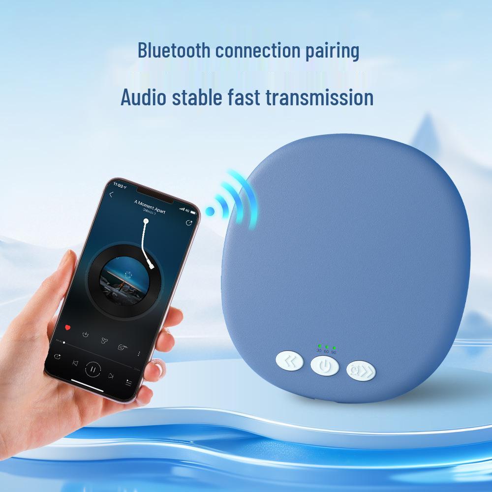 Intelligenter Knochenleitungs-Bluetooth-Lautsprecher für unter das Kissen - Weißrauschen & Tragbarer Musikplayer