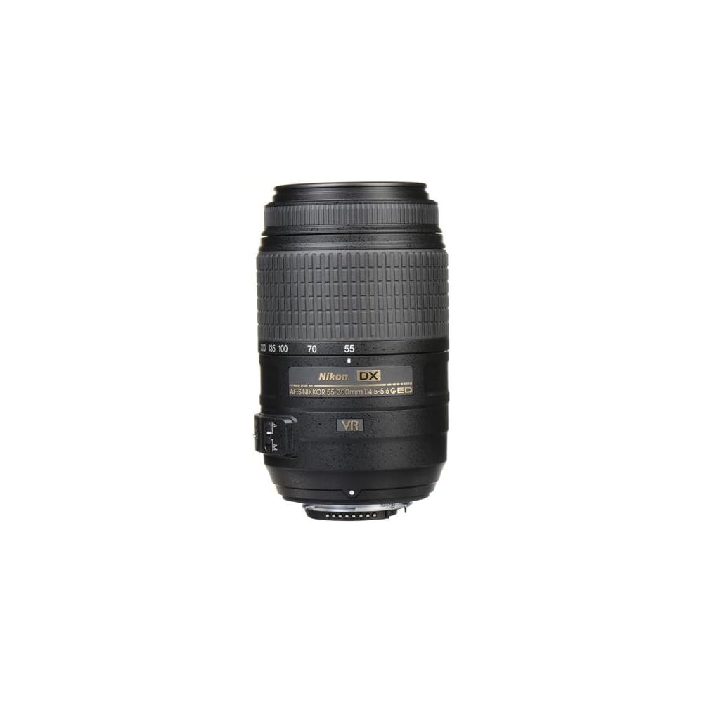 Nikon AF-S DX NIKKOR 55-300mm f/4.5-5.6G ED VR Telephoto Zoom Lens (for Nikon DX Format Only)