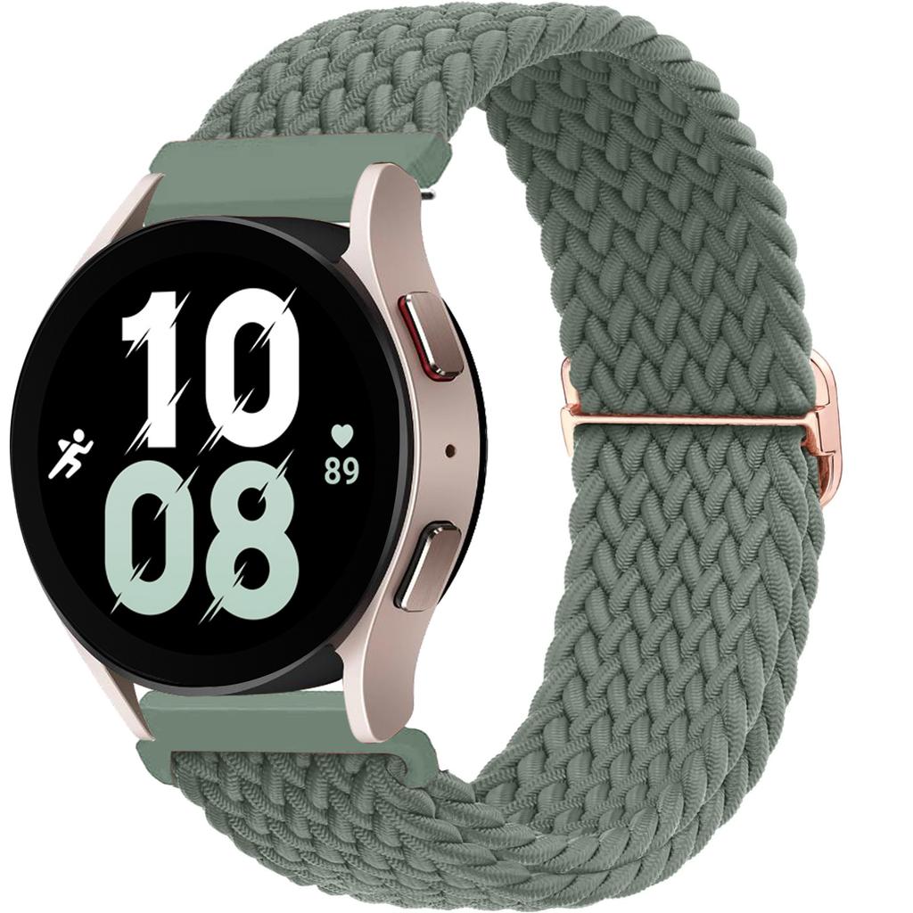 20mm/22mm Band For Samsung Galaxy Watch 7/4/6/5 pro/6 Classic/gear s3/active 2 Braided Solo loop bracelet Huawei GT 2e 3 4 Strap