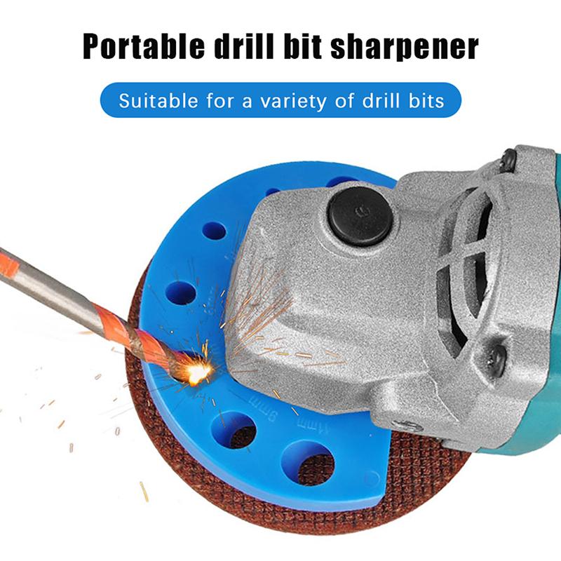 1Pc Drill Bit Sharpener Grinding Drill Bit Holder Angle Grinder Drill Bit Sharpener Grinding Attachment Precision Drilling Brack