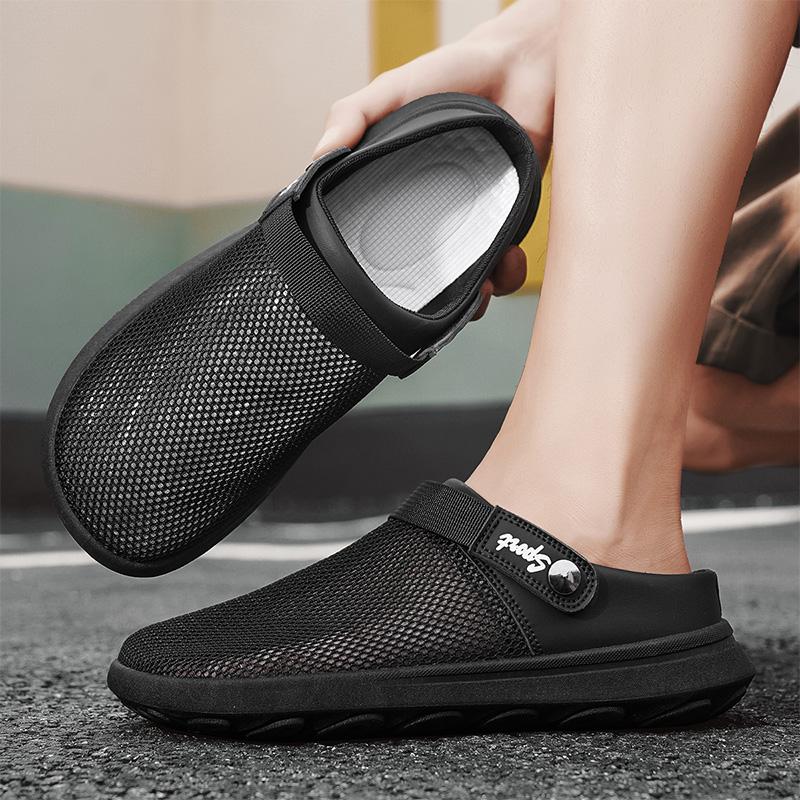 Half-slippers Mens Casual Shoes Man Beach Sandals for Men 2025 Summer Sandals Comfortable Slipper Man's Sandal Trend Trending