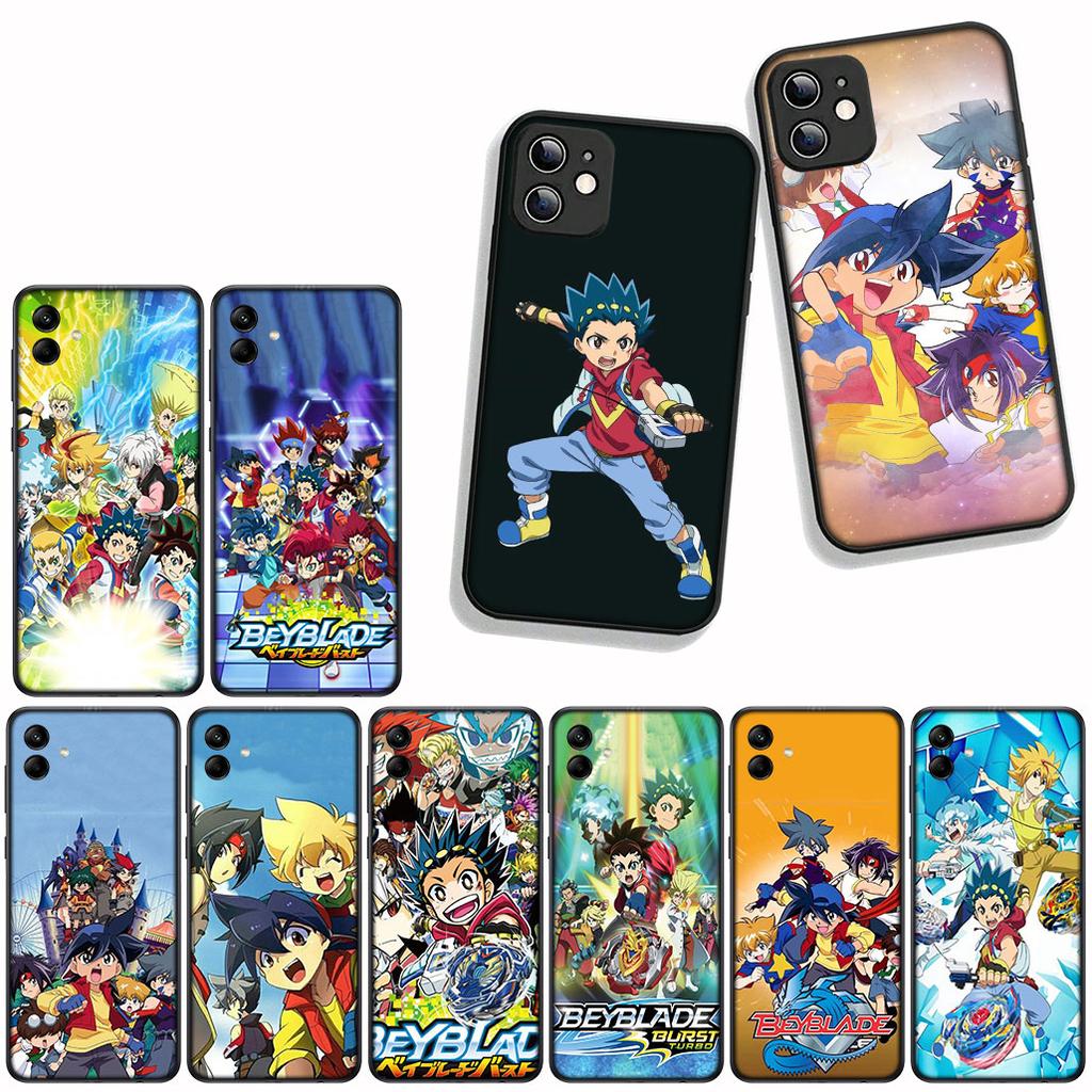 for Samsung Galaxy A55 A54 A25 A36 A17 A26 A35 A33 A34 A14 A37 S9 S20 S21 FE S10 Plus Case Anime B-Beyblades Burst Comics Finish