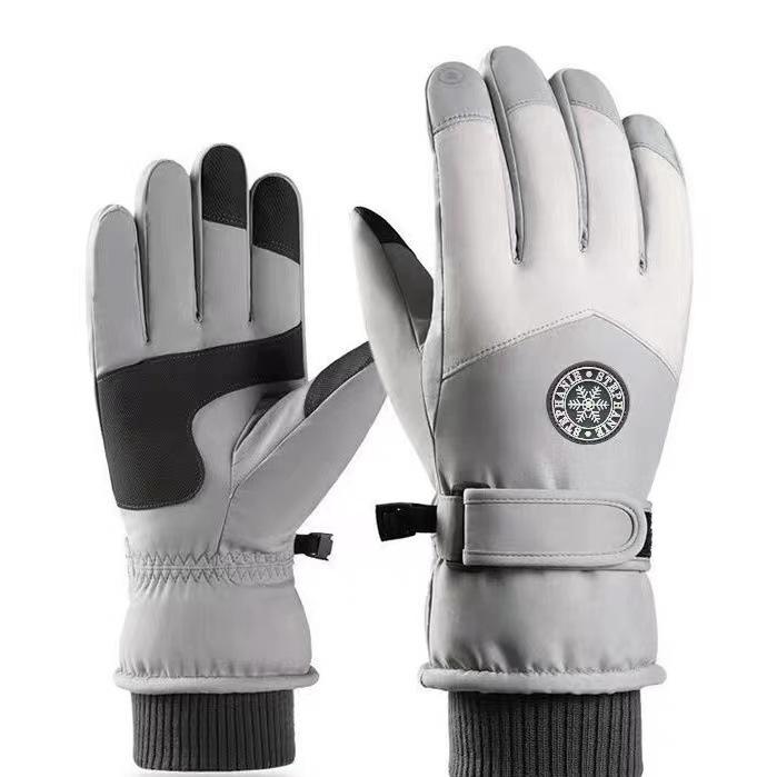 USB Heated Touch Screen Ski Gloves for Winter Outdoor Cycling