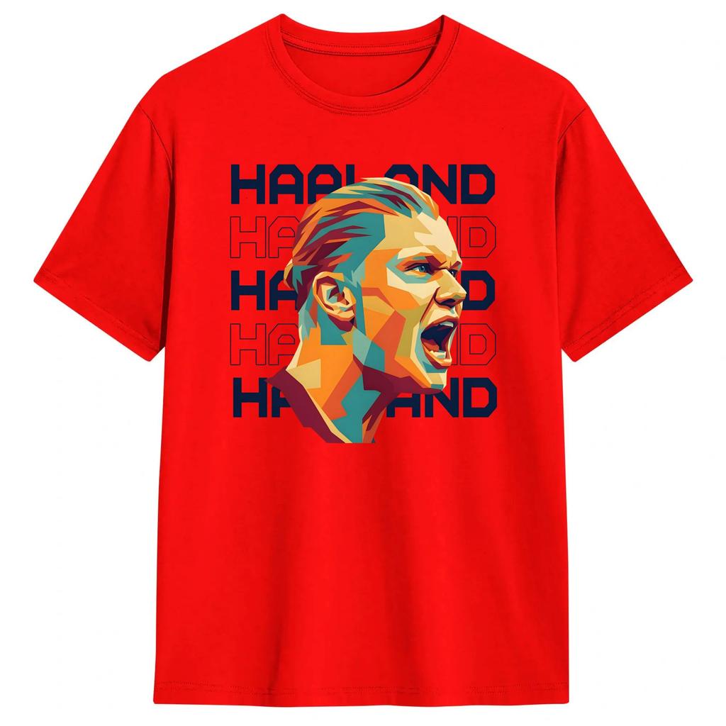 Erling Haaland 2026 Unisex T Shirts Vintage Tee Shirt Short Sleeve Crewneck TShirt Cotton Gift Clothes