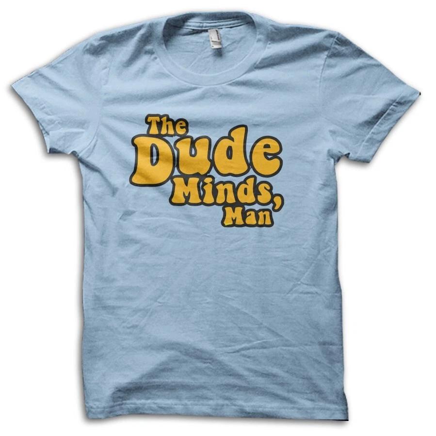The Big Lebowski The Dude Minds, Man Bowling 90s Retro Movie T-Shirt M5630 XS