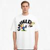 Garfield Football Fun Trendy T-Shirt! American Retro Loose-Fitting Short Sleeve, Unisex, Oversize Couple Tee