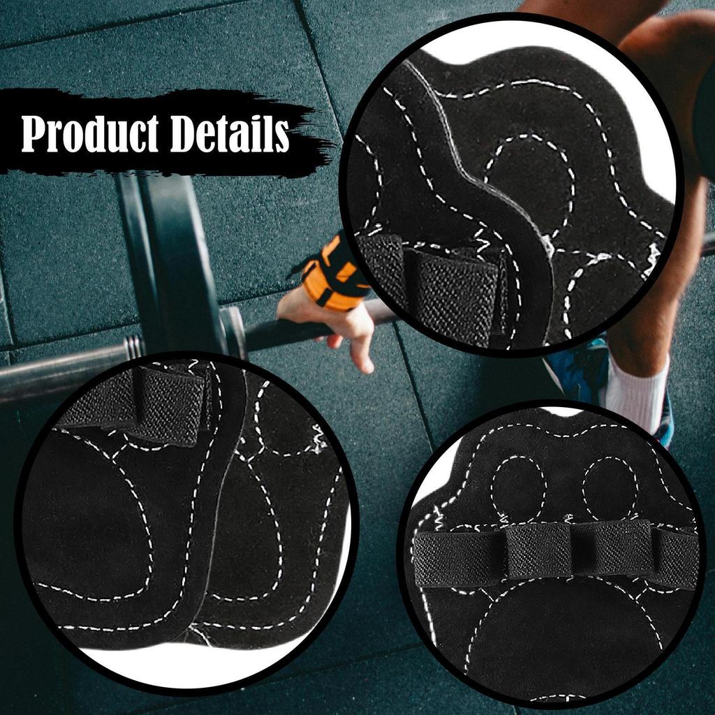 2 Pack Breathable Comfortable Palm Protector Pads for Dumbbells And Barbells