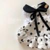 Polka Dot Dress Small Dogs Bichon Poodle Shih Tzu Teddy Cat Pet Clothing Soft Fleece Outfit