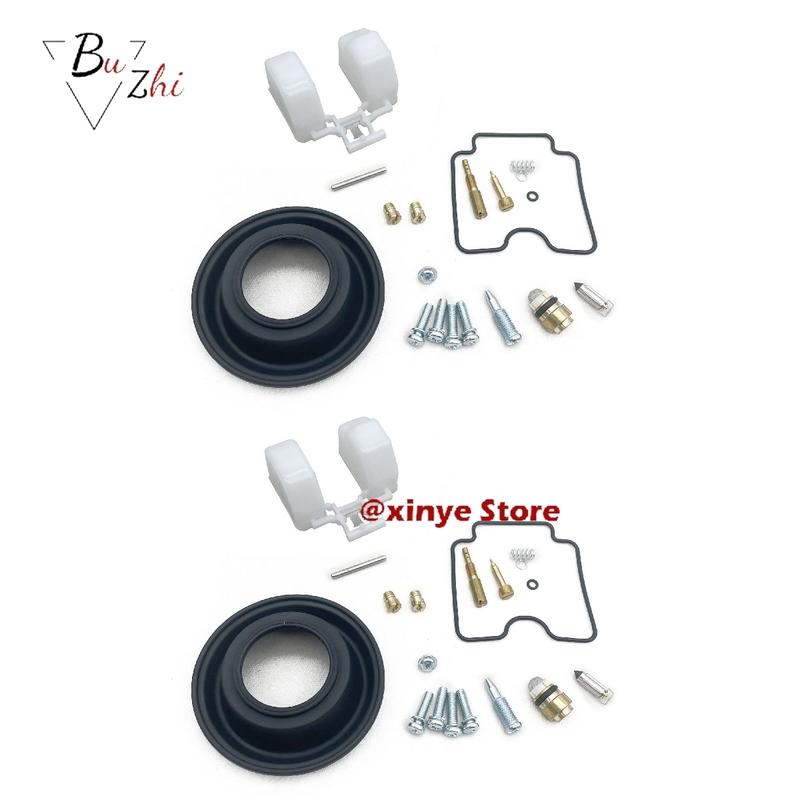 Motorcycle Carburetor Repair Kit Needle Valve Float Diaphragm with Float for Suzuki GS500 2001-2002 GS 500 GS500F 2004-2009
