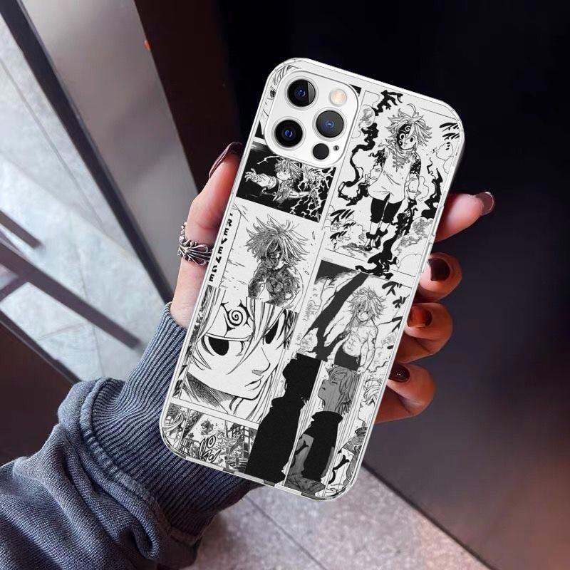 

Seven D-Deadly Sins Meliodas Phone Case For iPhone 17 Air 16 15 Pro Max 14 Plus 13 Mini 12 11 Cover 7 8 SE Silicone Shell Print iPhone 17