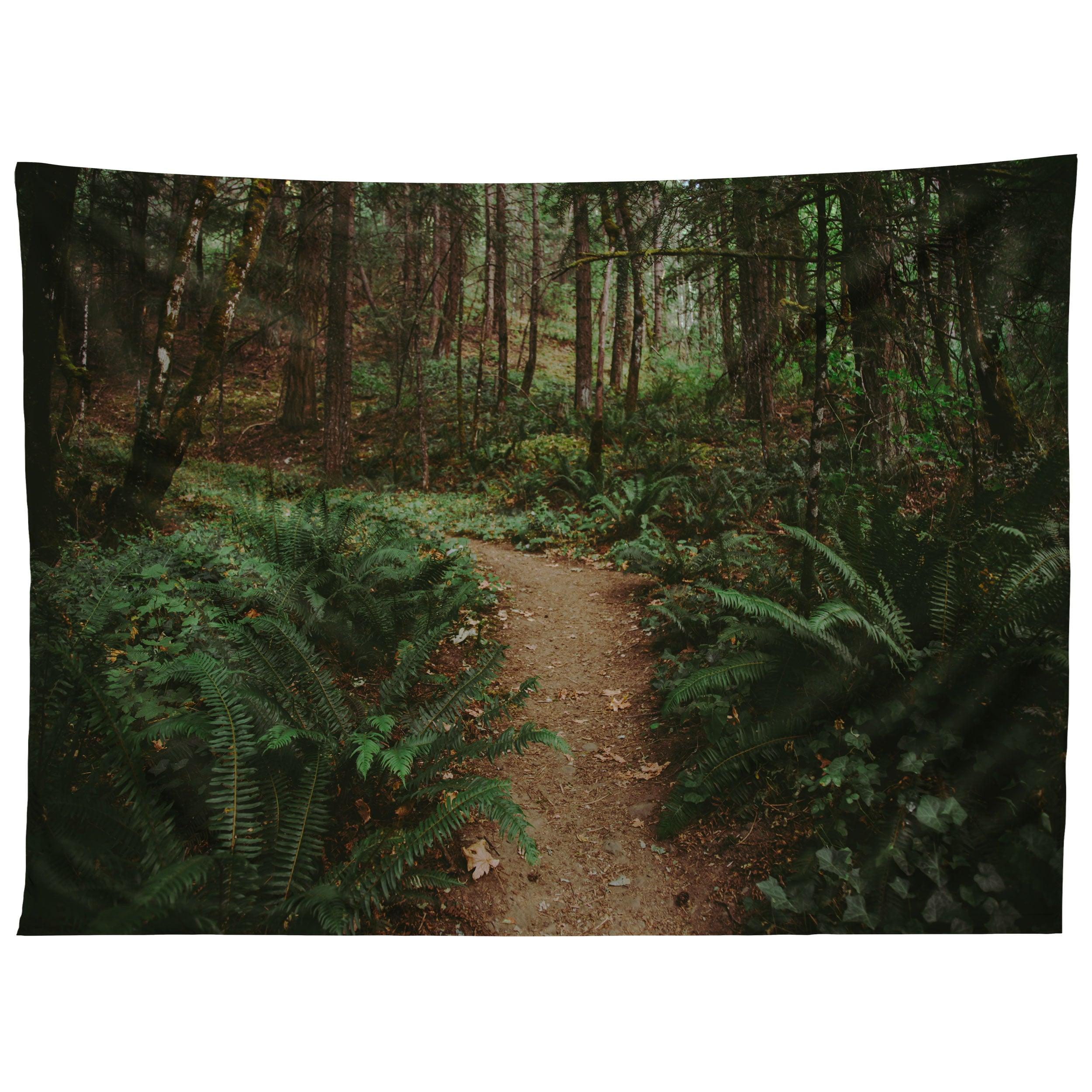 LETS GO INTO THE WOODS tapestry 75x100
