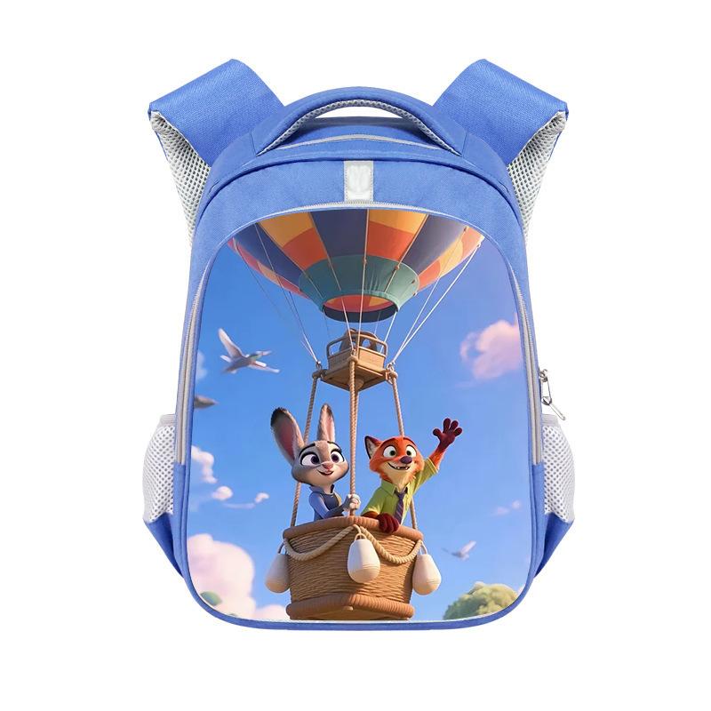 Zootopia 2 Backpack, Cute Cartoon Schoolbag for Students, Fresh Blue and Lightweight 0195 KTB