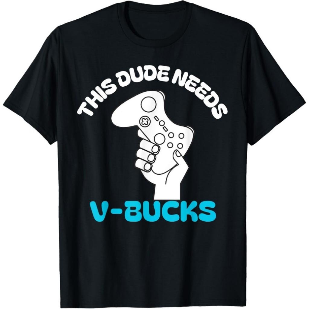 Este Cara Precisa de V-Bucks Engraçado este cara para jogadores meninos Camiseta