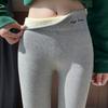 Lambswool Plus Size Women's Leggings - Thick, Velvet-Lined, Slimming, Body-Shaping, Warm Autumn/Winter Wear