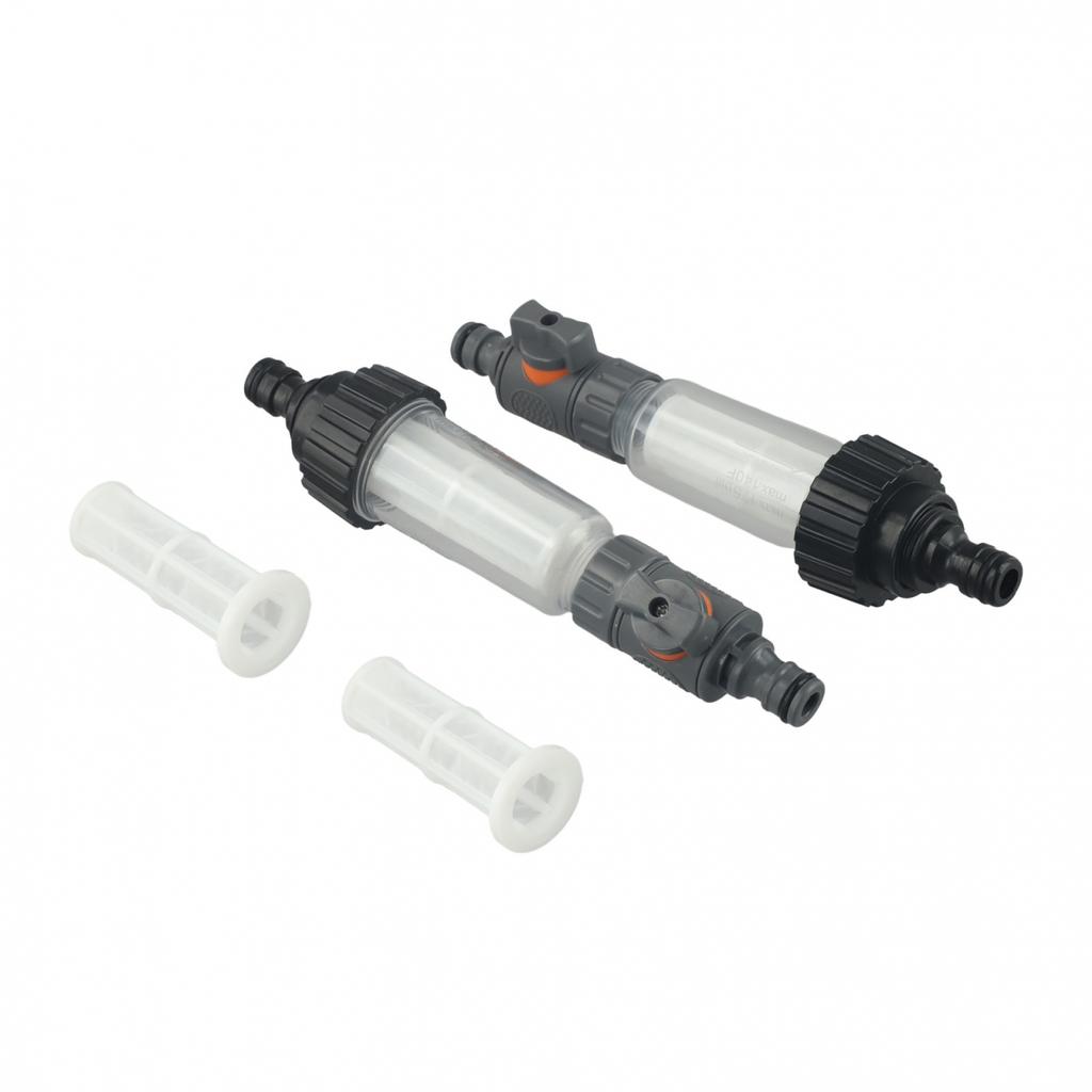 Komplette Wasserfilterlösung für Wohnmobile 2er-Pack Bonus-Schnelladapter