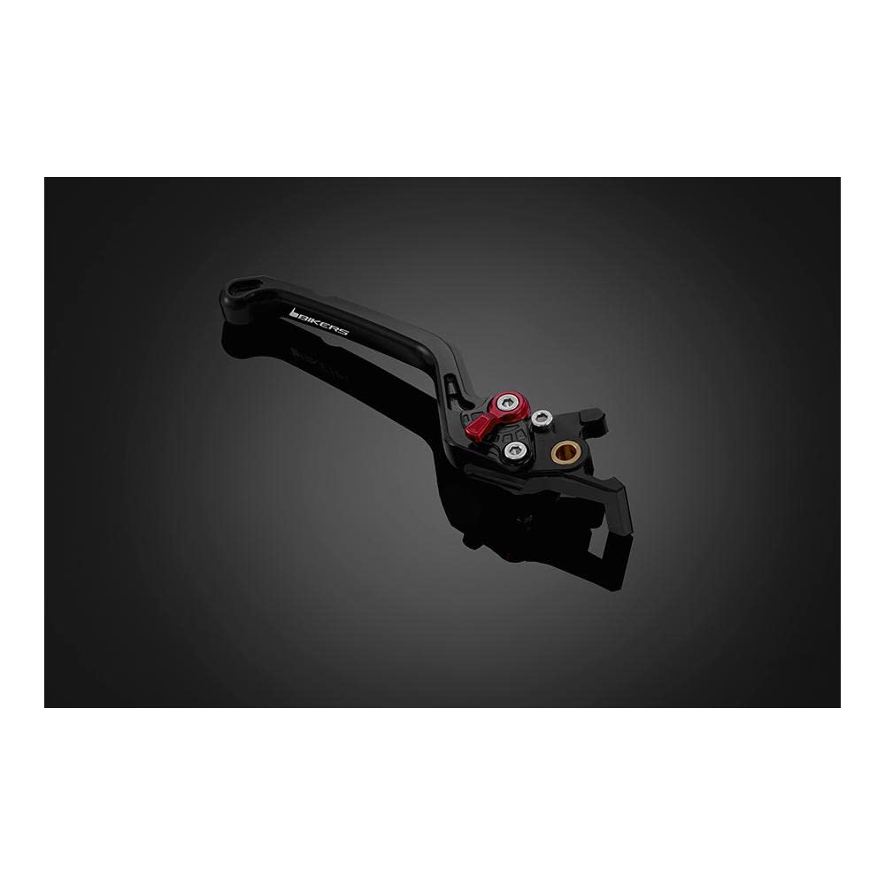 BIKERS GROM Brake Lever for Machined CB250R/CB125R, 6-Level Adjustment, Aluminum, Black, BK-H277-BLK