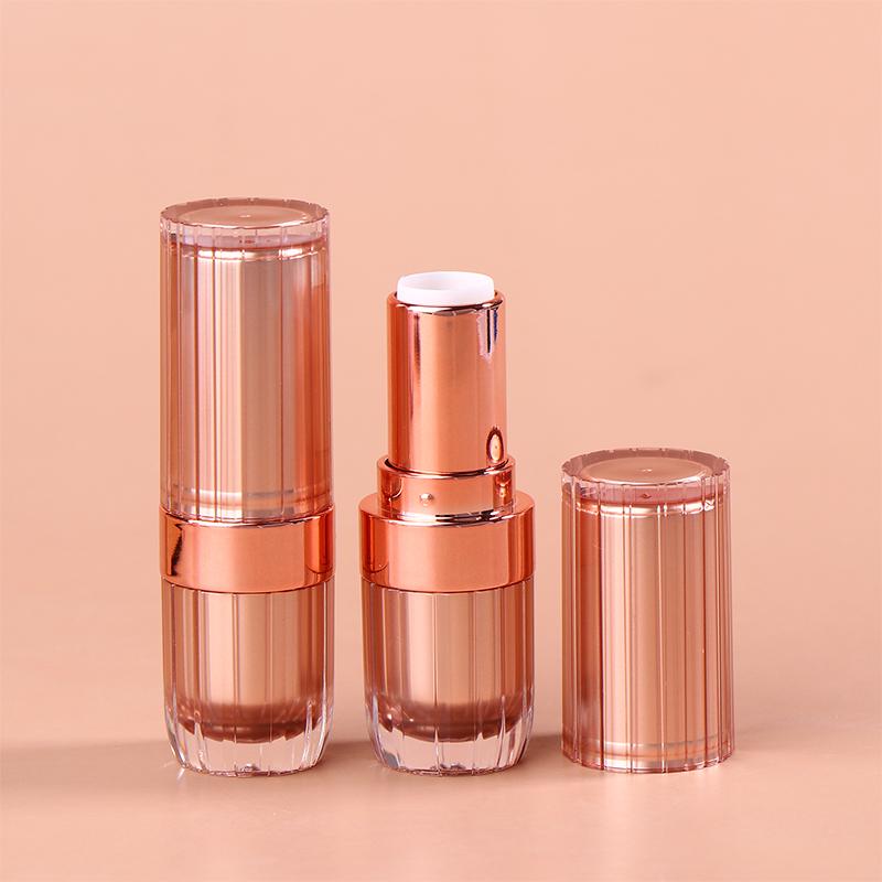 Tube de rouge à lèvres à boucle ronde 3,6 g Vide Tubes de baume à lèvres Gloss à lèvres Emballage de maquillage de voyage Tubes d'échantillon Contenant pour rouge à lèvres fait maison