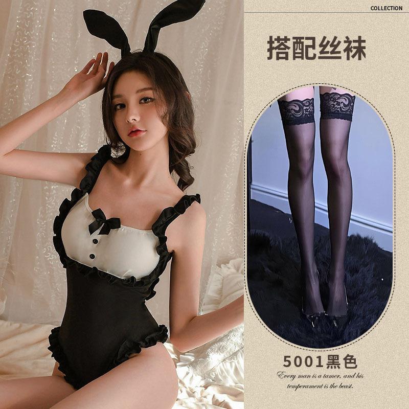 Sexy lingerie sexy female pure desire playful bunny uniform seduction onesie free play rabbit