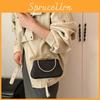 Elegant Plush Evening Bag With Clutch Closure For Womens Night Out