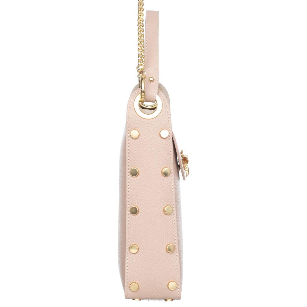 Vezze Conta Ecru Leather Handbag