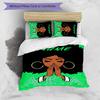 3pcs Custom Name Alpha Kappa Alpha logo Bedding Set Duvet Cover Closure Includes 1 Duvet Cover & 2 Pillowcases for All Seasons Bedroom Decor