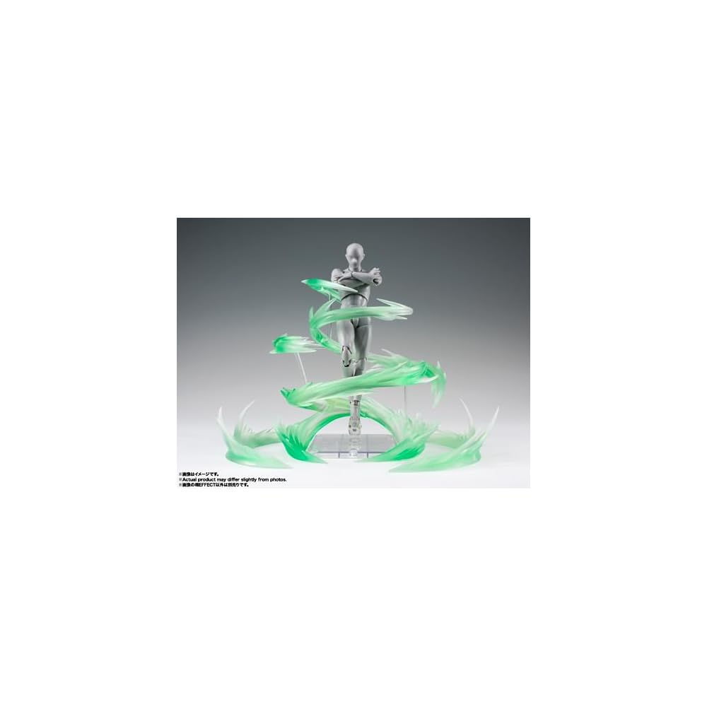 TAMASHII NATIONS Soul Effect Wind Green Version Non-Scale ABS PVC Painted Figure for S.H. Figuarts