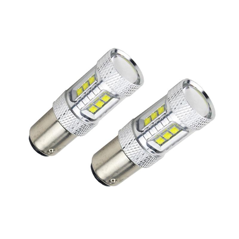 High Power S25 1156 BA15S BAU15S 80W P21W LED Car Reverse Backup Lamp Sourcing Light White/Red/Yellow Headlight Driving Light