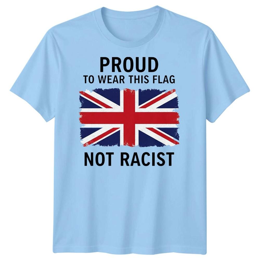 Proud To Wear This Flag Not Racist Union Jack Unisexs TShirt S