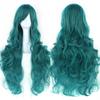 Heat Resistance Long Curly Hair 80cm Women Wave Hairpiece Universal Anime Cosplay Wigs  Halloween