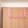Creative Colorful Wave Wall Hooks Wall Mounted Moisture-proof Door Back Clothes Hook Space Saving Decorative Coat Hooks Entryway