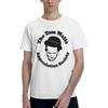 T-shirt da uomo a maniche corte Tom Singer Waits Moda Girocollo Grafica Bianca 707049412