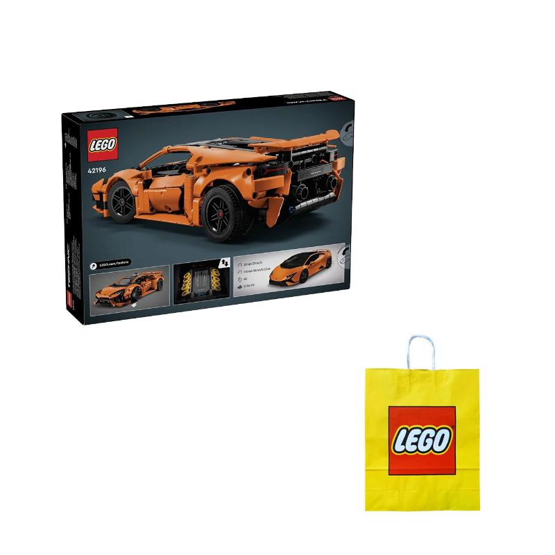 LEGO Technology Mechanical Orange Lamborghini Huracán Tecnica 806pcs 42196