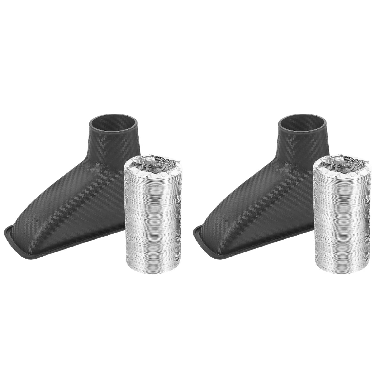 

ledmomo Carbon Fiber Air Intake Duct Hose for Universal Dry Carbon Fiber Air Intake Expandable Car DIY 2-Piece Cars, Duct, Hose, Supplies,