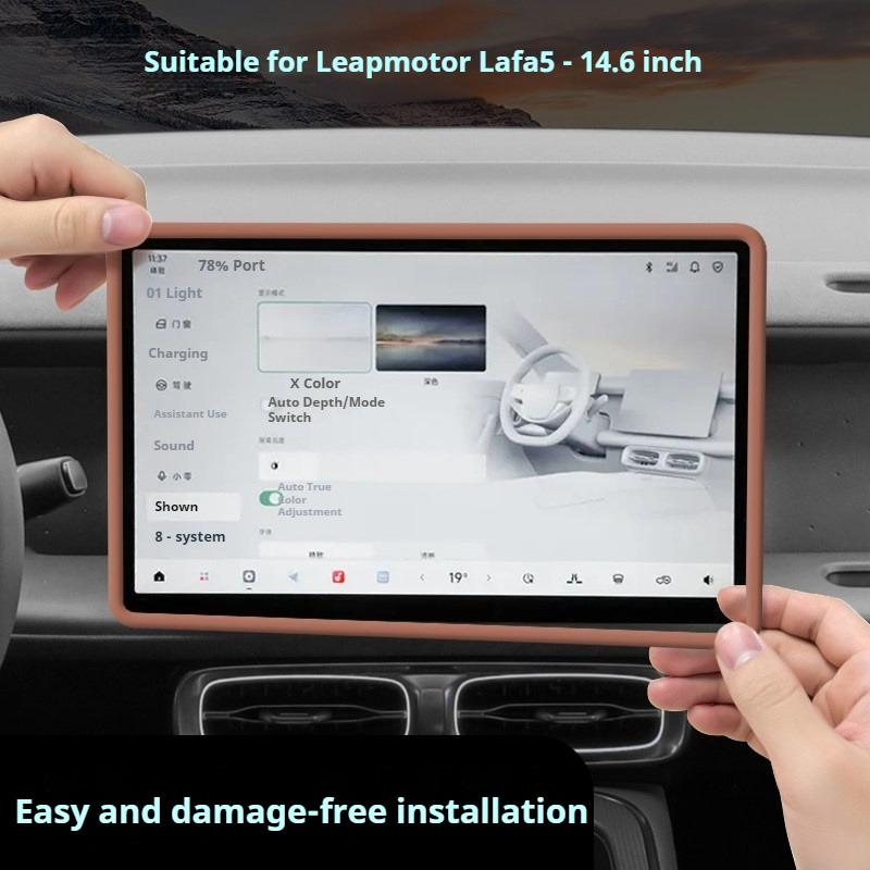 Fit For Leapmotor LAFA5 B05 14.6 Inch Screen Protector Silicone Cover Anti Scratch Center Control Display Guard