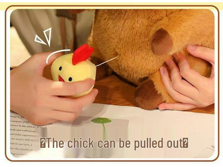 Large Capybara Plush Doll Pillow - Cute Gift for Girls' Sleep