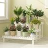 Anti-Corrosion Wooden Stool Flower Stand